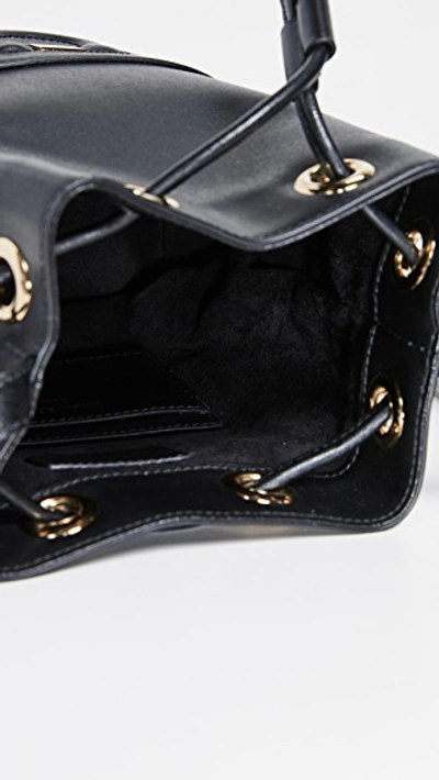 Shop Ferragamo City Bucket Bag In Nero