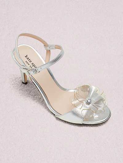 Shop Kate Spade Giulia Sandals In Silver