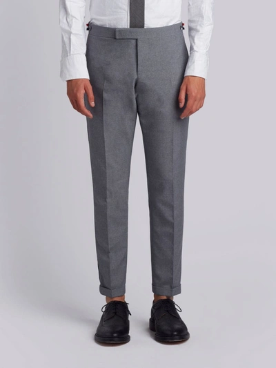 Shop Thom Browne Low-rise Skinny Trousers In Grey