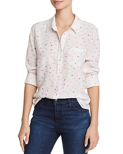 Shop Rails Kate Star Print Silk Shirt In Etoiles