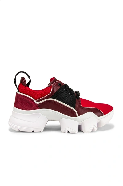 Shop Givenchy Jaw Low Trainers In Wine