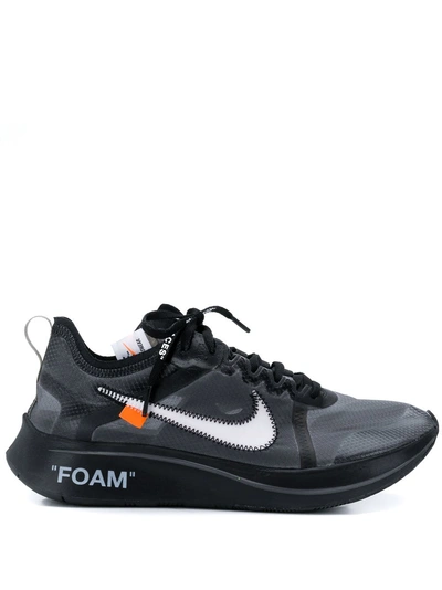 Shop Nike X Off-white Zoom Fly Sneakers - Black