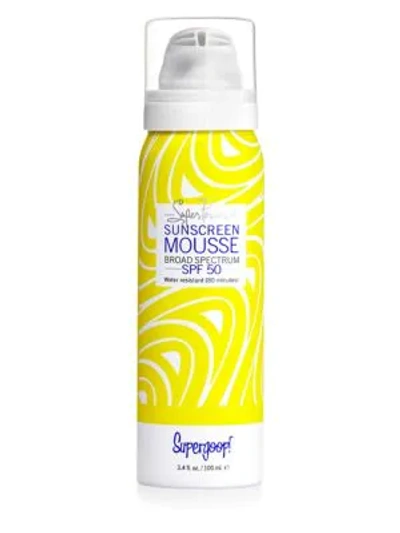 Shop Supergoop Super Power Sunscreen Mousse Spf 50