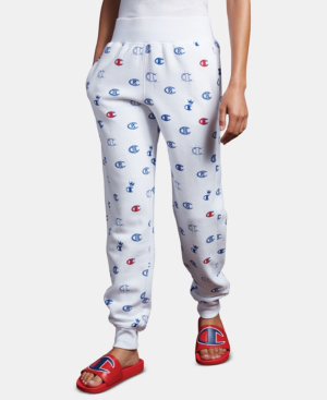 champion all over print joggers womens