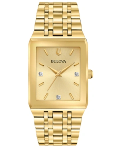 Bulova Quadra Mens Stainless Steel Bracelet Watch 97d120