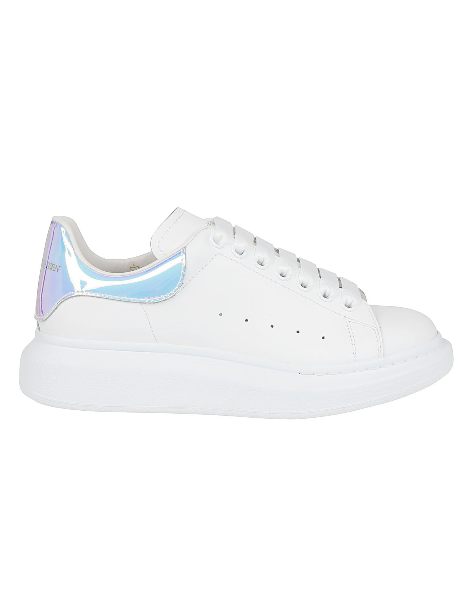 alexander mcqueen white shock pink