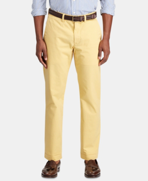 yellow polo chino pants
