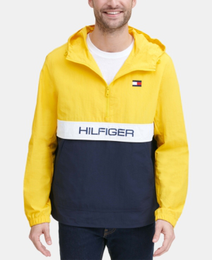 tommy hilfiger mens yellow jacket