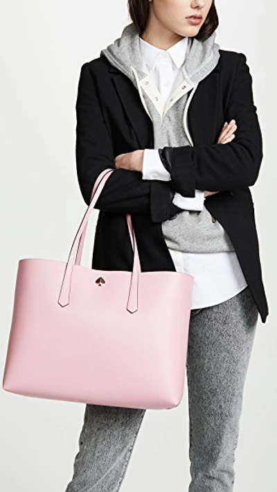 Shop Kate Spade Molly Large Tote In Rococo Pink