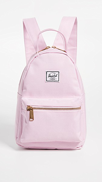herschel pink mini backpack