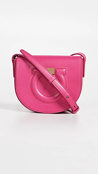 Gancio City Crossbody Bag Bubble Gum pink In Bubble Gum Pink gold