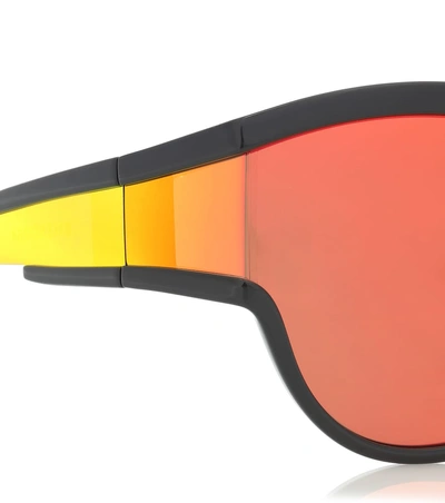 Shop Balenciaga Unlimited Round Sunglasses In Orange