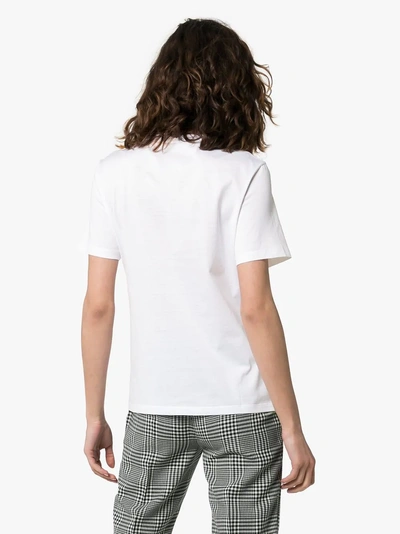 Shop Versace Medusa Icon Print T-shirt In White