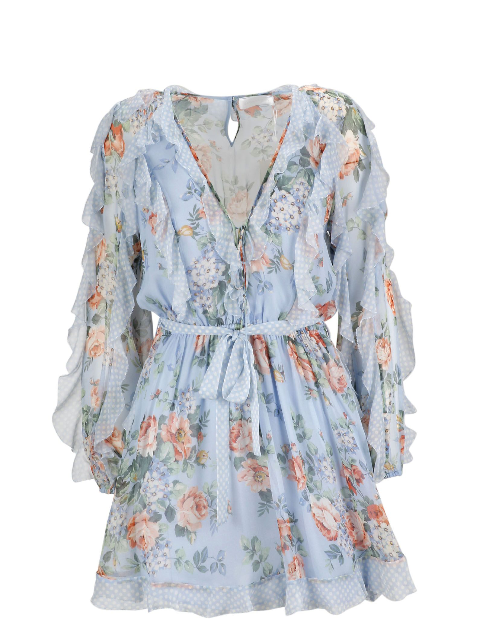 zimmermann blue playsuit
