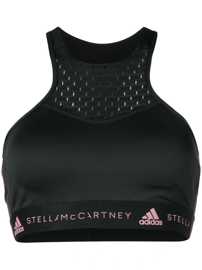 Shop Adidas By Stella Mccartney 'high Intensity' Bh - Schwarz In Black