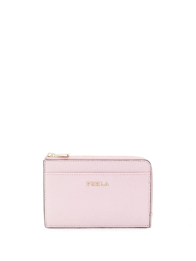 Shop Furla Babylon Card Case - Pink