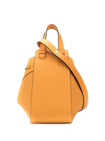 Shop Loewe Hammock Medium Shoulder Bag - Yellow