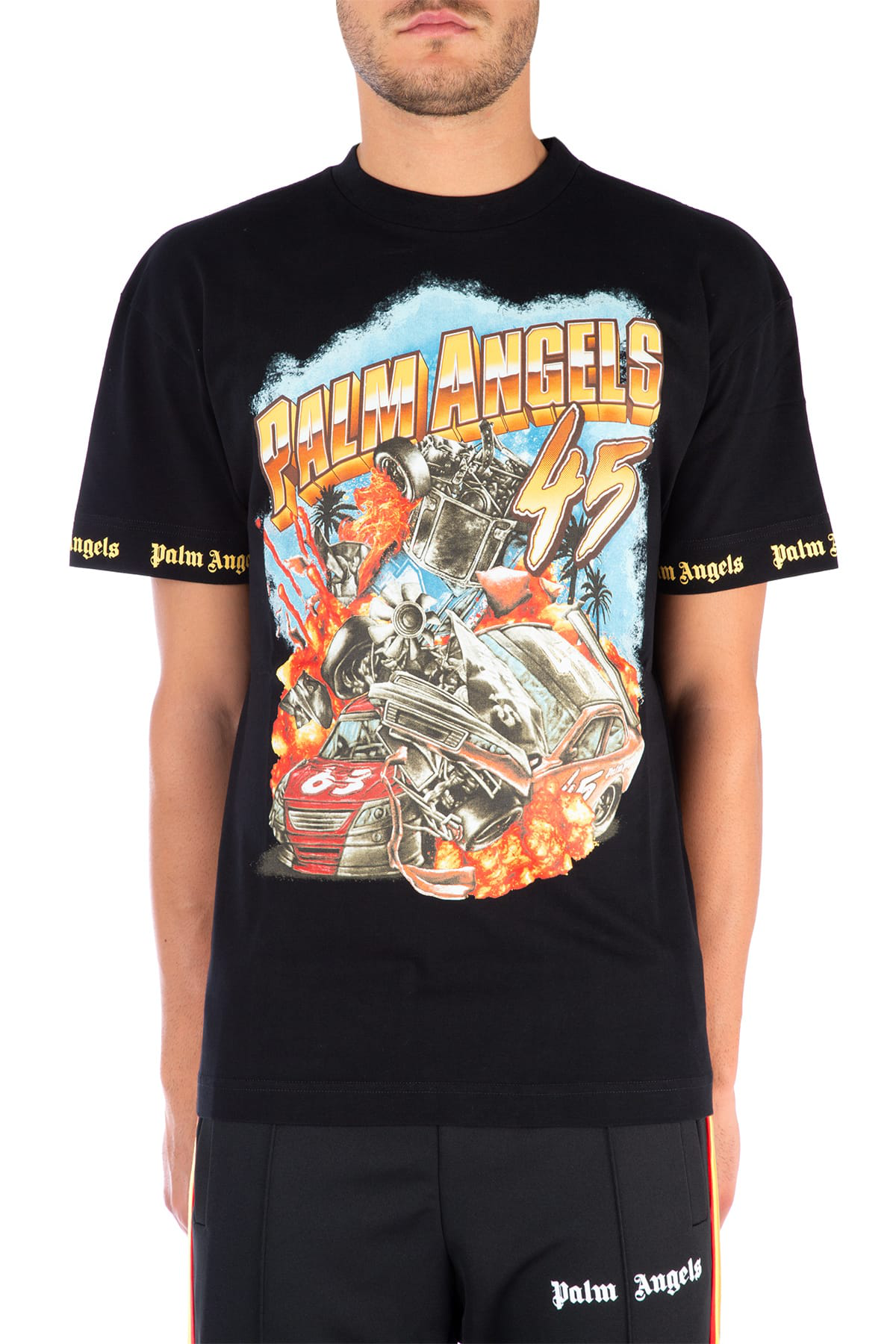 palm angels car crash tee