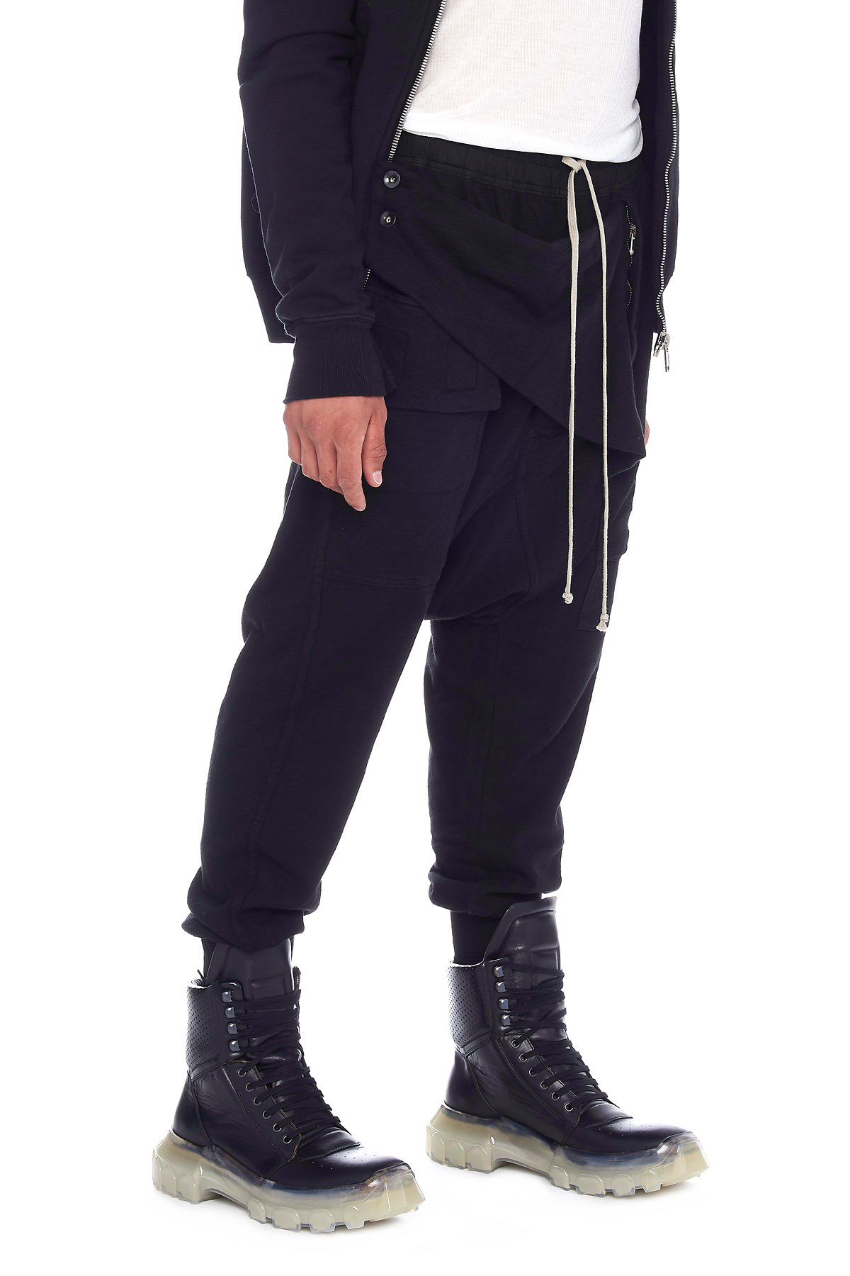 Rick Owens Drkshdw 黑色长裤 | ModeSens