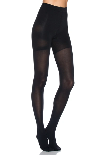 Shop Spanx Luxe Leg Tights In Black