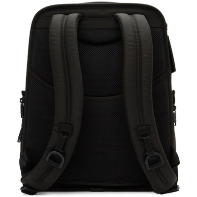 Shop Tumi Black Alpha 3 Slim Solutions Brief Backpack