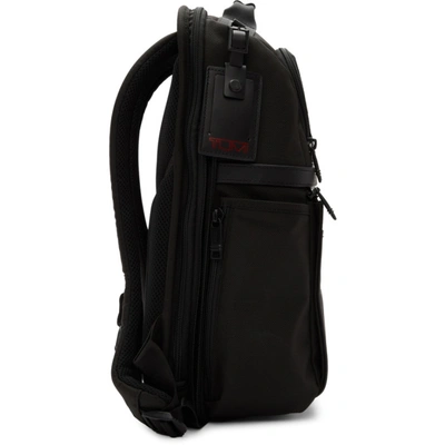 Shop Tumi Black Alpha 3 Slim Solutions Brief Backpack