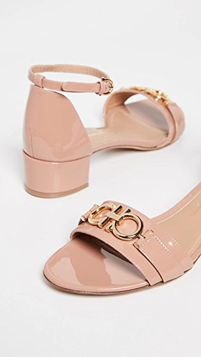 Shop Ferragamo Como 35mm Sandals In New Blush