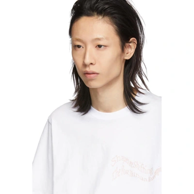 Shop Perks And Mini White Bricklayer T-shirt In Sc2 Wht