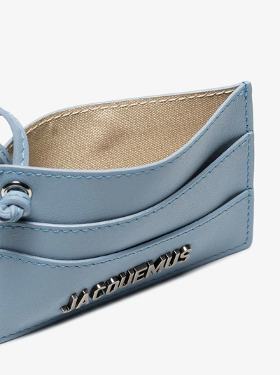 Shop Jacquemus 'jacq Le Porte Carte' Kartenetui In Blue