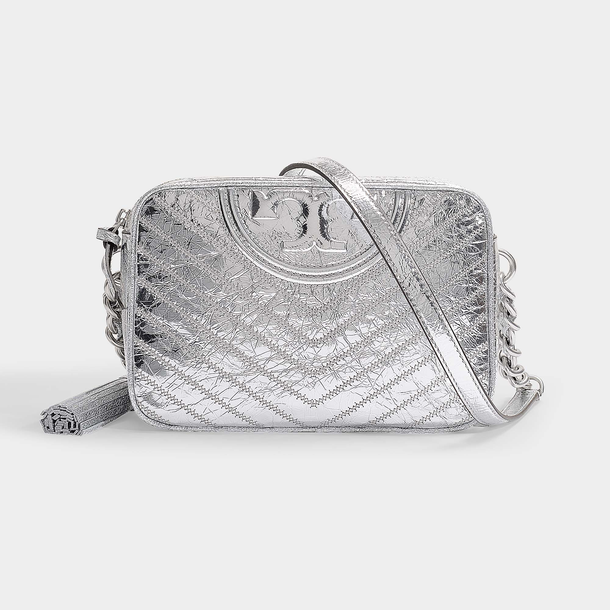 tory burch silver bag