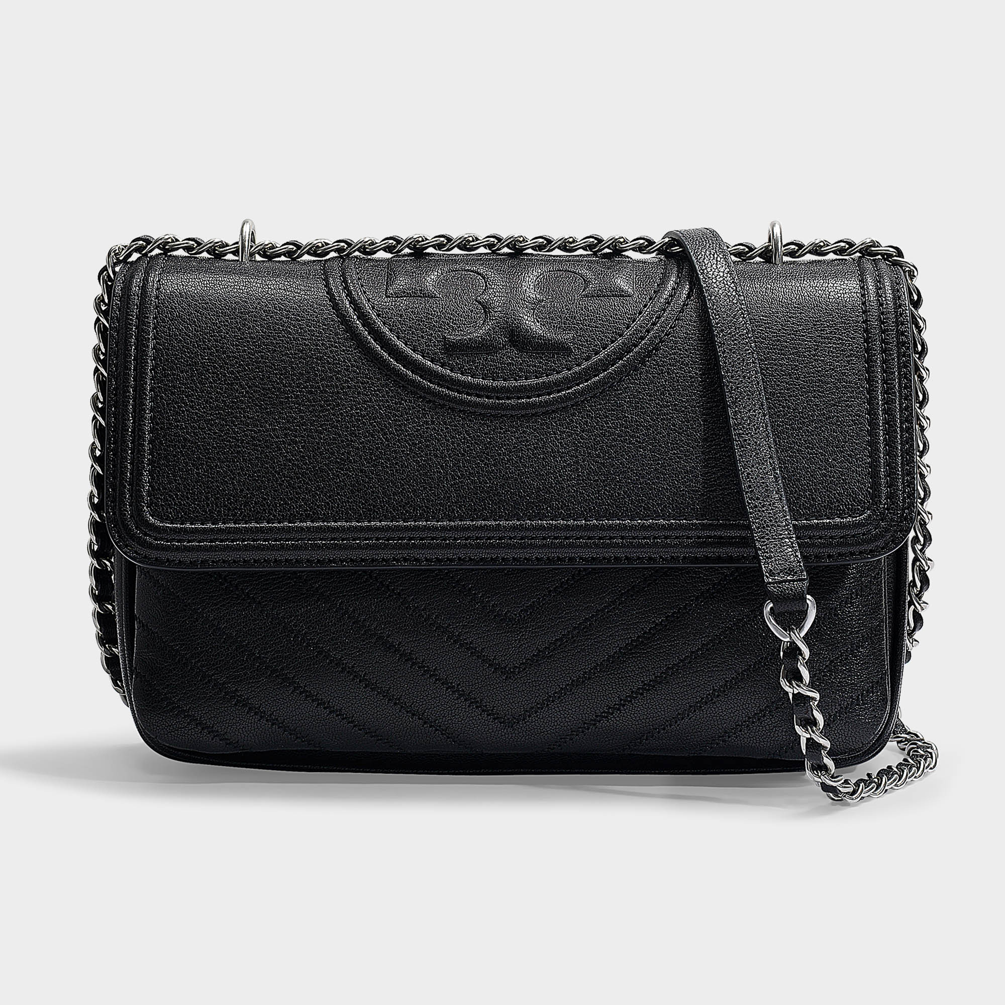 fleming distressed flap shoulder bag