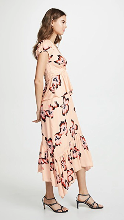 Shop A.l.c Zadie Dress In Blush/pink Flower