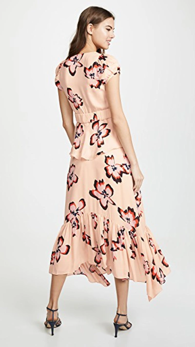 Shop A.l.c Zadie Dress In Blush/pink Flower