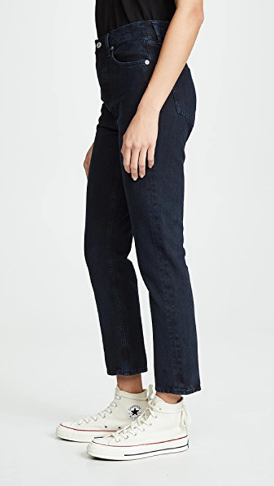 Agolde Straight Riley Crop Jeans In Satellite ModeSens