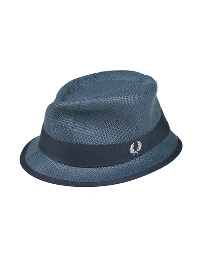 Shop Fred Perry Hats In Blue