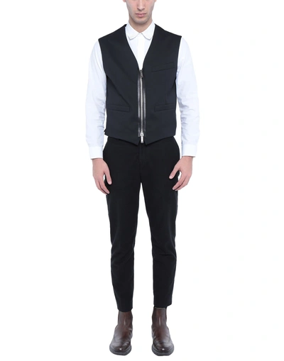 Shop Dsquared2 Suit Vest In Black