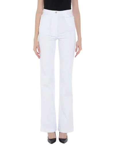 Shop A_plan_application Woman Jeans White Size 32 Cotton