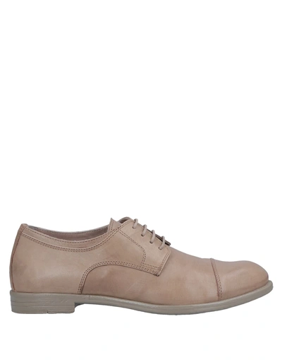 Shop Hundred 100 Laced Shoes In Sand
