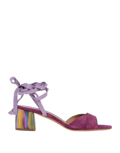 Shop Alexa Wagner Sandals In Light Purple