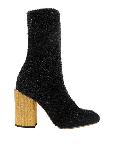 Shop Petar Petrov Ankle Boot In Black