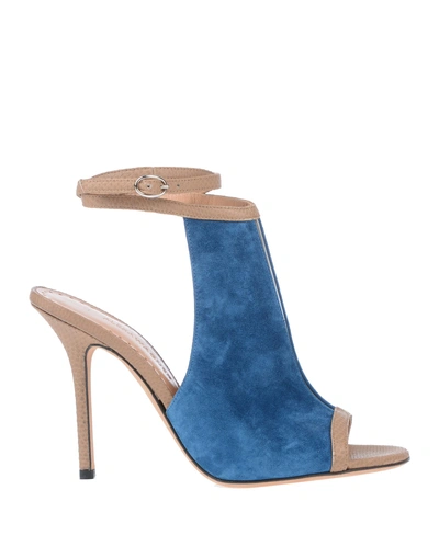 Shop Alexa Wagner Sandals In Slate Blue