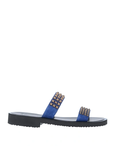 Shop Giuseppe Zanotti Sandals In Blue