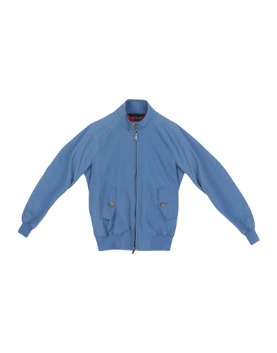 Shop Baracuta Jackets In Pastel Blue