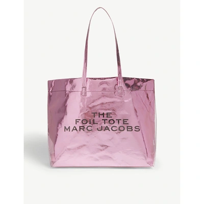 Shop Marc Jacobs The Foil Tote In Pink