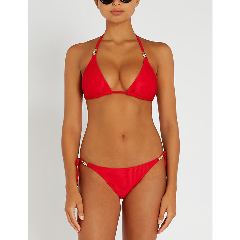 heidi klein red bikini