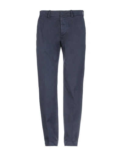 Shop Tom Ford Man Pants Midnight Blue Size 38 Cotton