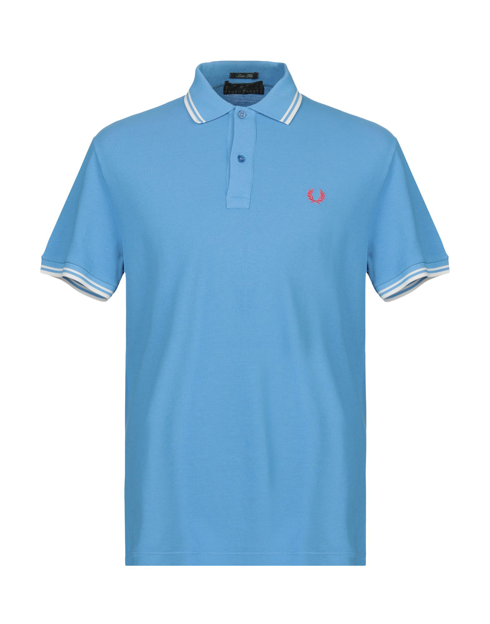 Fred Perry Polo Shirts In Azure | ModeSens