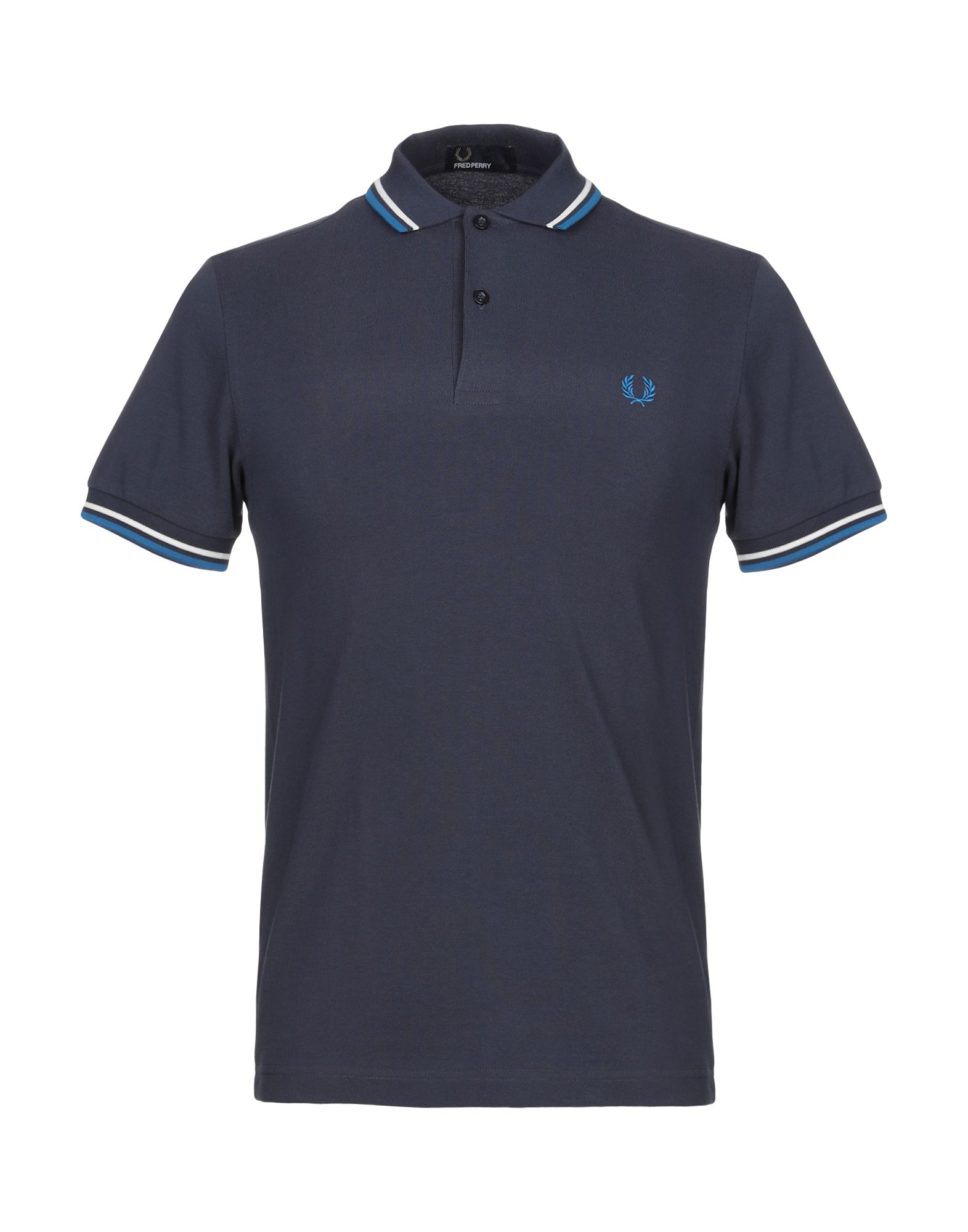 Fred Perry Polo Shirts In Slate Blue | ModeSens