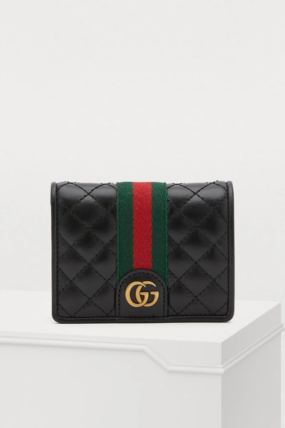 Shop Gucci Small Quilted Wallet