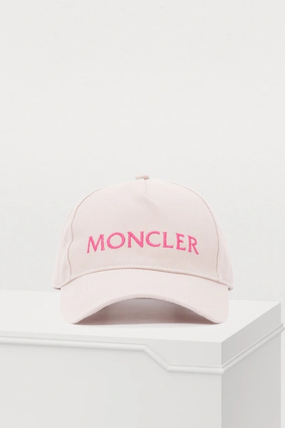 Shop Moncler Cap In Pink